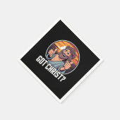 キリスト得のクリスマス・イエス・宗教的な仲間 スタンダードカクテルナプキン (角)