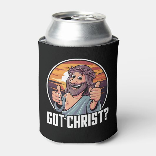 キリスト得のクリスマス・イエス・宗教的な仲間 缶クーラー (缶正面)
