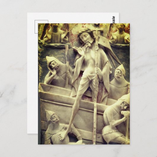 キリスト復活のパネル(中世後期) ポストカード (正面/裏面)