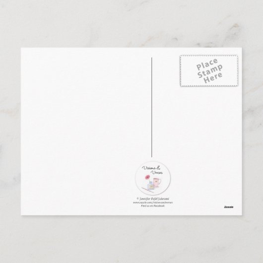 キリスト復活祭はがき感動的の新しい生活 シーズンポストカード (裏面)