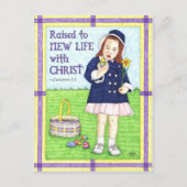 キリスト復活祭はがき感動的の新しい生活 シーズンポストカード (正面)