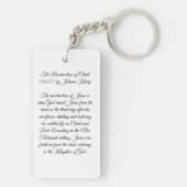 キリスト復活 キーホルダー (裏面)