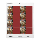 キリスト復活 ラベル (フルシート)