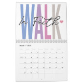 キリスト感動的やる気を起こさせる教聖書 カレンダー (3月 2026)