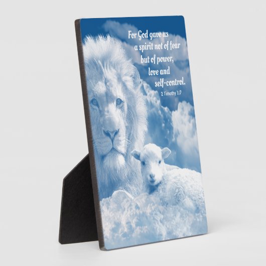 キリスト感動的教の強さの聖句 フォトプラーク (側面)