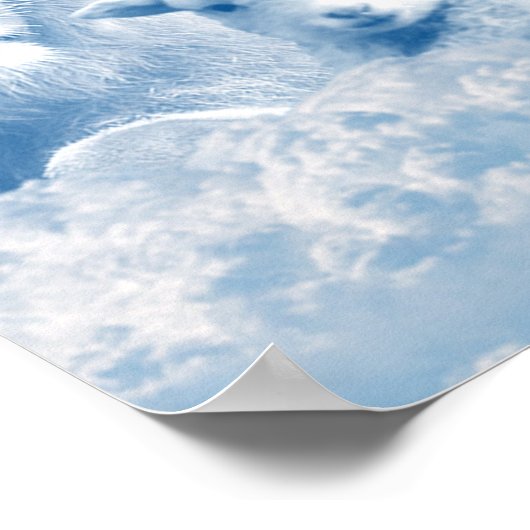 キリスト感動的教の強さの聖句 ポスター (角)