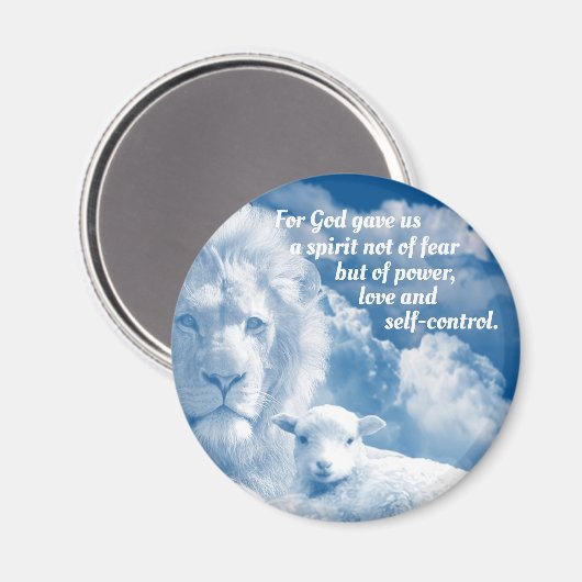 キリスト感動的教の強さの聖句 マグネット (正面/裏面)