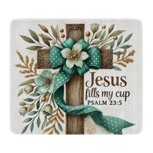 キリスト感動的教聖句 カッティングボード (正面)