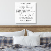 キリスト感動的教聖句 キャンバスプリント (インサイチュ (寝室))