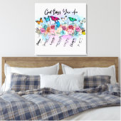 キリスト感動的教聖句 キャンバスプリント (インサイチュ (寝室))