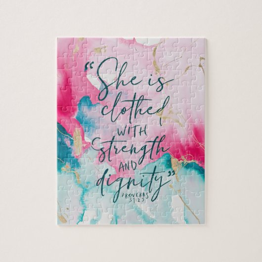 キリスト感動的教聖句 ジグソーパズル (縦)