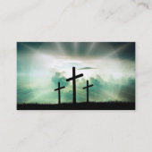 キリスト感動的教聖書宗教十字架 名刺 (正面)