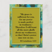 キリスト感動的教聖書聖句はがき ポストカード (正面)