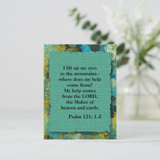 キリスト感動的教聖書聖句はがき ポストカード (スタンド正面)