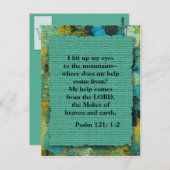 キリスト感動的教聖書聖句はがき ポストカード (正面/裏面)