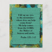 キリスト感動的教聖書聖句はがき ポストカード (正面)