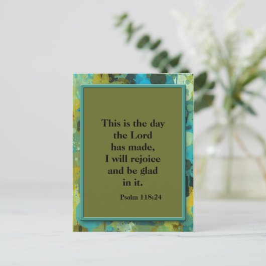 キリスト感動的教聖書聖句はがき ポストカード (スタンド正面)