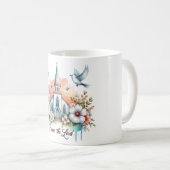キリスト感動的者は主を賛美する コーヒーマグカップ (正面右)