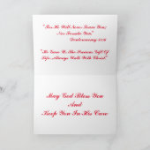 キリスト挨拶カードを持って歩く カード (内部)