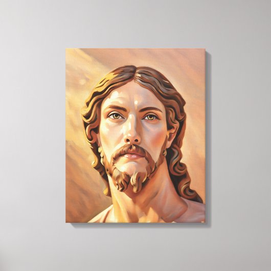 キリスト救世主の胸像　ミケランジェロ作　2026年 キャンバスプリント (正面)