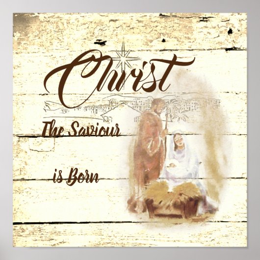 キリスト救世主は生まれた ポスター (正面)