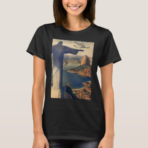 キリスト救世主像、ブラジル、リオデジャネイロ Tシャツ