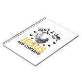 キリスト教おもしろい農家女性ギフトイエス ノートブック (左側)