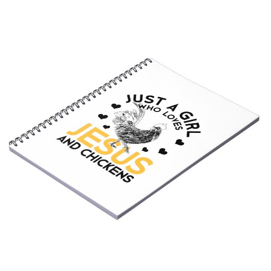 キリスト教おもしろい農家女性ギフトイエス ノートブック (左側)