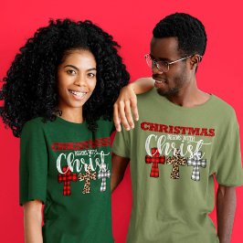 キリスト教から始まる可愛いクリスマスユニセックス Tシャツ