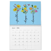 キリスト教とやる気を起こさせる引用文 カレンダー (3月 2026)