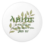 キリスト教に従う セラミックノブ (正面)