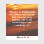 キリスト教に関するC.S.ルイス引用文 シール (シート)