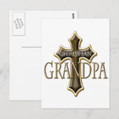 キリスト教のおじいちゃん ポストカード (正面/裏面)