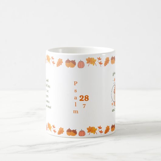 キリスト教のおもしろい感謝祭 コーヒーマグカップ (中央)