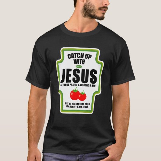 キリスト教のおもしろ宗教的な調味料 Tシャツ (正面)
