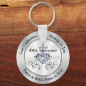 キリスト教のお土産アイディア教会の記念日 キーホルダー (正面)