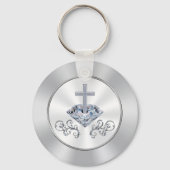 キリスト教のお土産アイディア教会の記念日 キーホルダー (裏面)