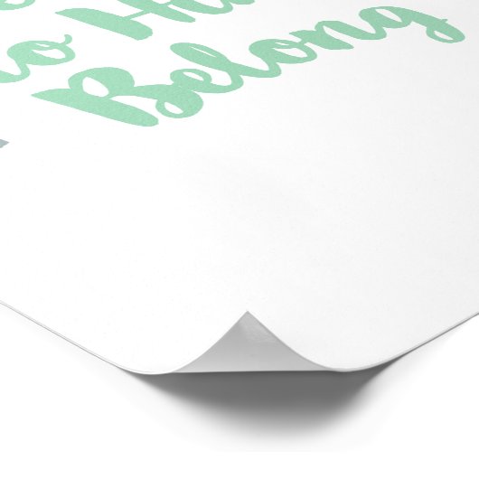 キリスト教のぬいぐるみポスター 象 | ミント ポスター (角)