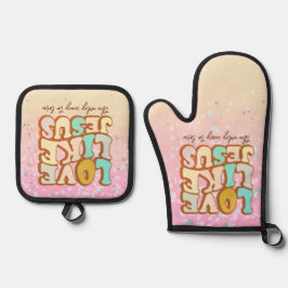 キリスト教のような愛 鍋つかみ&鍋敷きセット