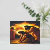 キリスト教のアートの注釈 ポストカード (スタンド正面)