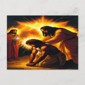 キリスト教のアートの注釈 ポストカード (正面)