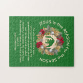 キリスト教のイエスがクリスマスの理由 ジグソーパズル (横)