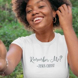 キリスト教のイエス・キリストの引用 白 Tシャツ