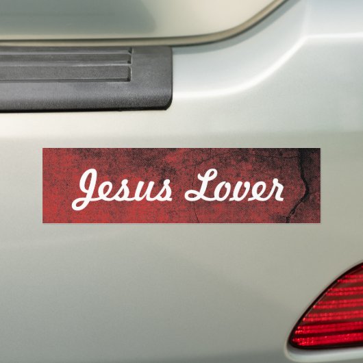 キリスト教のイエズス愛好家 バンパーステッカー (車上)