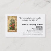 キリスト教のイースター神聖な十字のカスタムな名刺 名刺 (裏面)