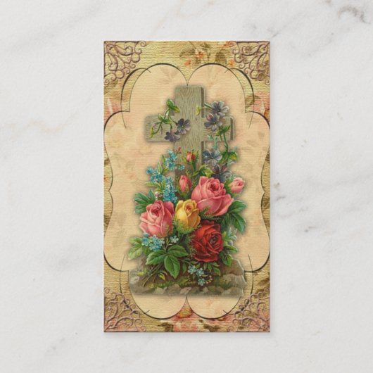 キリスト教のイースター神聖な十字のカスタムな名刺 名刺 (正面)