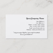 キリスト教のイースター神聖な十字のカスタムな名刺 名刺 (裏面)