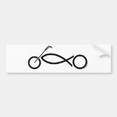 キリスト教のオートバイの衣類および付属品 バンパーステッカー (正面)