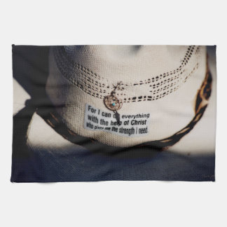 キリスト教のカウボーイの台所タオル キッチンタオル
