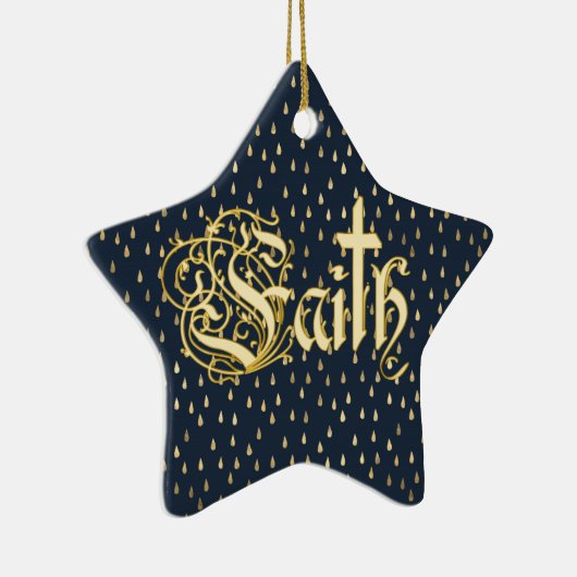 キリスト教のキリスト教十字信仰クリスマス セラミックオーナメント (右)